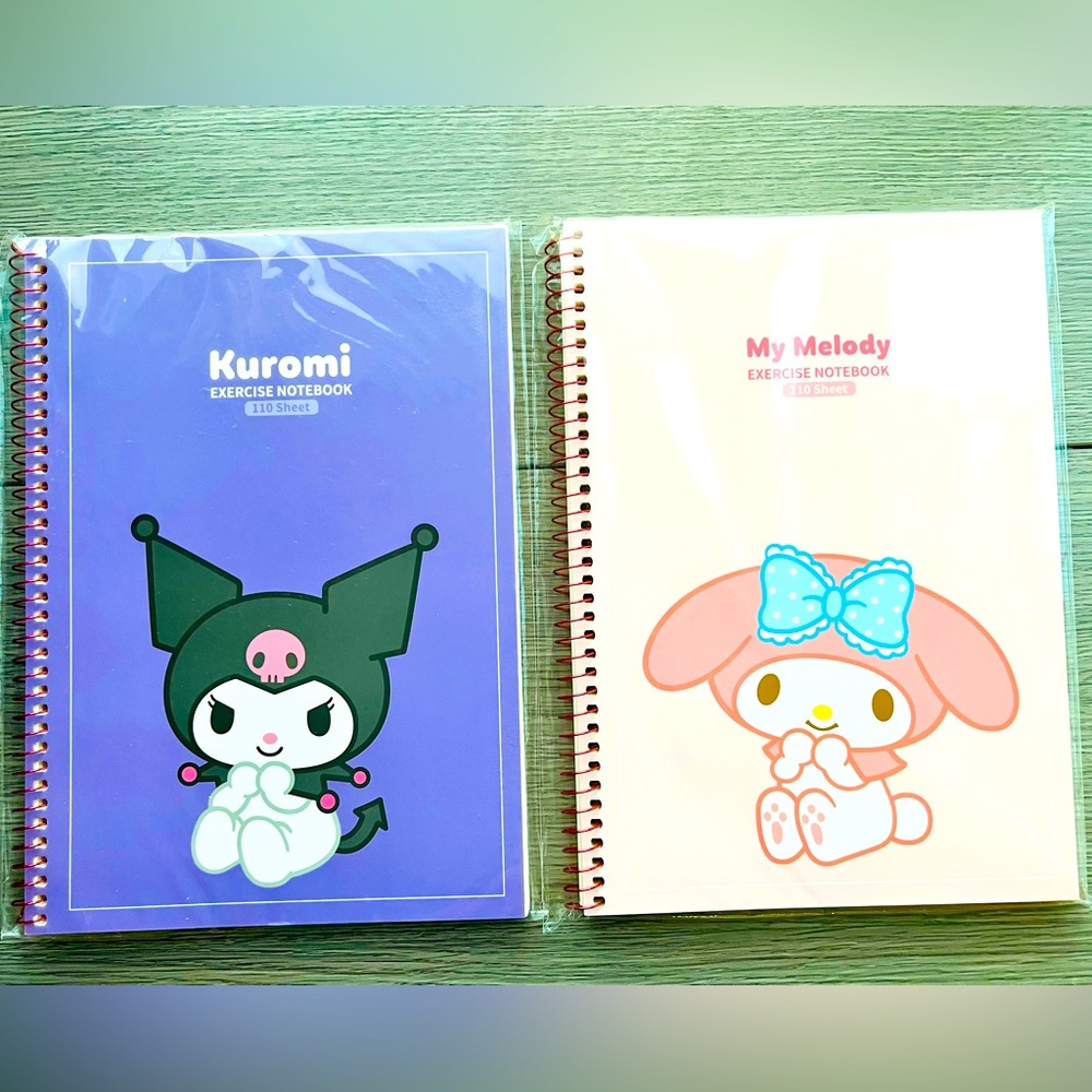 Sanrio Exercise Notebooks - Kuromi / My Melody